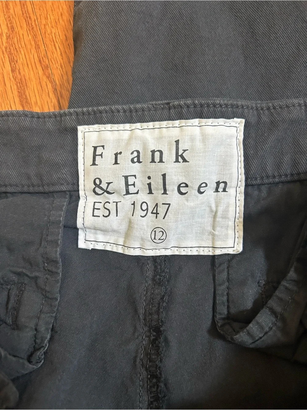 Frank & Eileen Wicklow Pants in Navy Blue Size 12